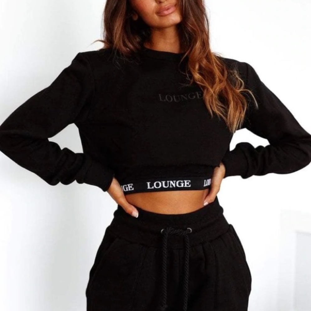 Lounge Apparel Cropped Jumper